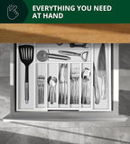 ROYAL CRAFT WOOD Luxury Bamboo Kitchen Drawer Organizer - Image 7