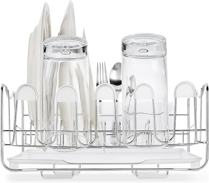 Polder Advantage 3-Piece Stainless Steel Dish Rack, Kitchen Organization and - Image 3