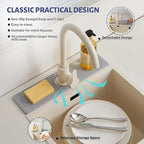 Stone Faucet Mat for Kitchen Sink，Super Absorbent Diatomite Fast Drying Stone - Image 4