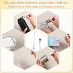 2 Pcs Multifunctional Cup Lid Cleaning Brush and Straw Cleaner Brush Set - Image 4