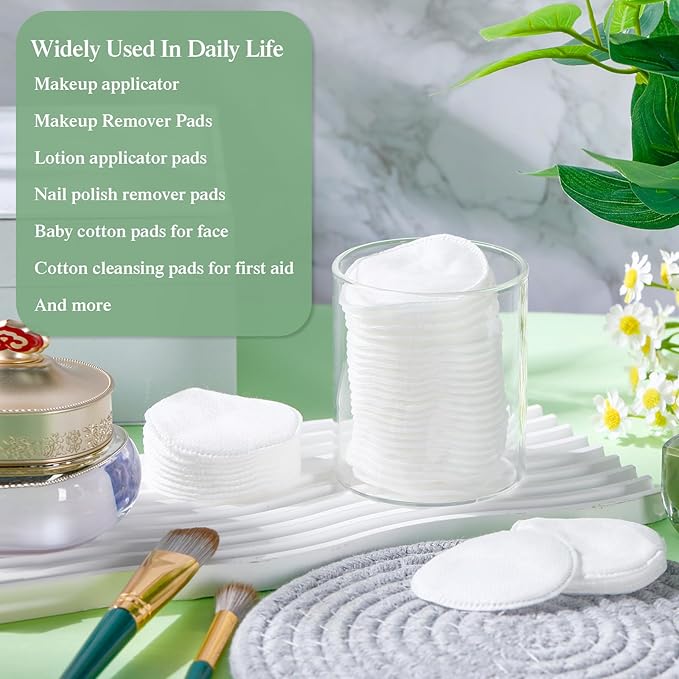 Maxcheck 1000 Pcs Cotton Rounds Bulk Exfoliating Rounds - Image 7