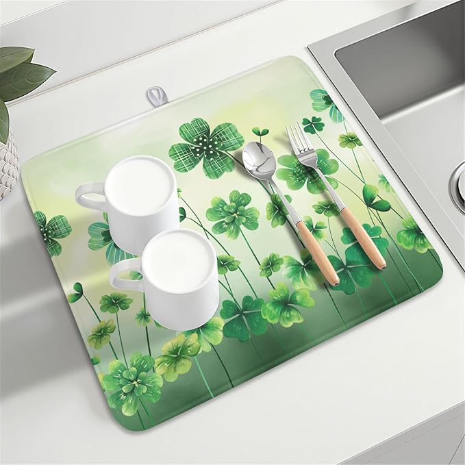 St Patrick's Day Dish Drying Mat - Image 8