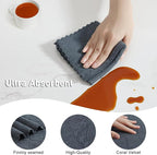 Homaxy Kitchen Towels and Dishcloths Set, 10 x 10 and 13 x 19 Inches, No Lint - Image 4