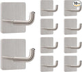 Livabber Adhesive Towel Hooks, 304 Stainless Steel Self Sticky Wall Hooks by Livabber