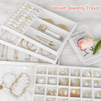 Cirhy 4 Stackable Jewelry Organizer Trays - Image 7