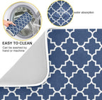 Super Absorbent Dish Drying Mat, Microfiber Fast-Drying Dish Mat, Kitchen Dish - Image 2