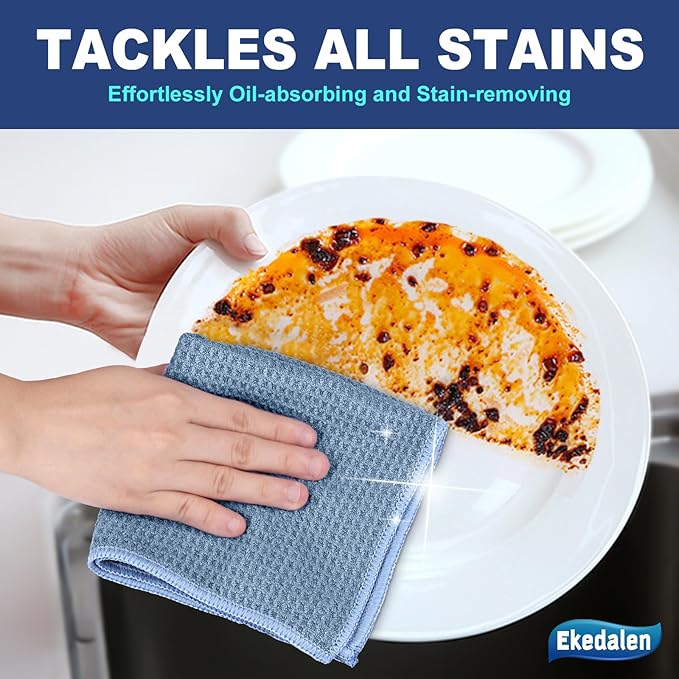 Microfiber Cleaning Cloth Waffle Weave - Image 6