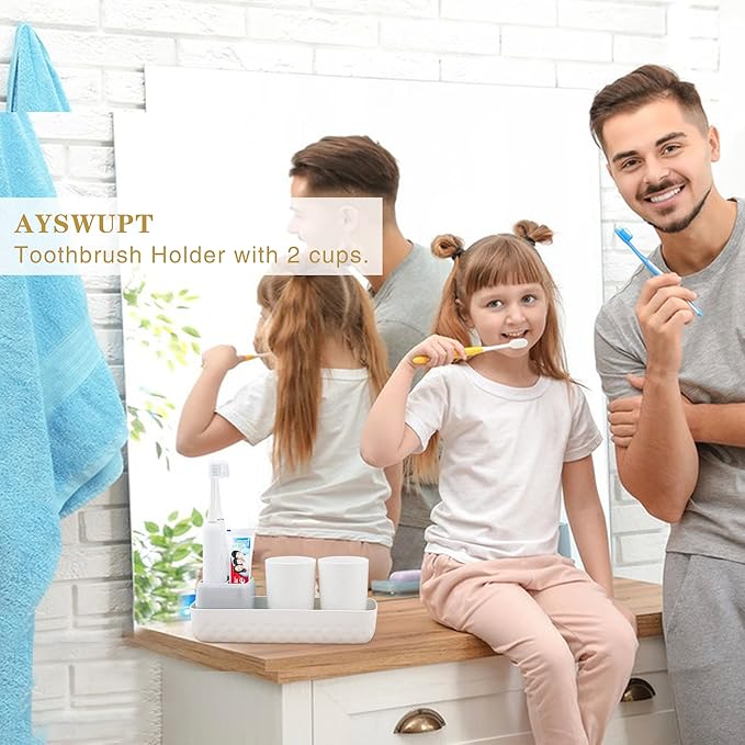 Toothbrush Holders for Bathrooms, Kids Electric Toothbrush Holder - Image 5