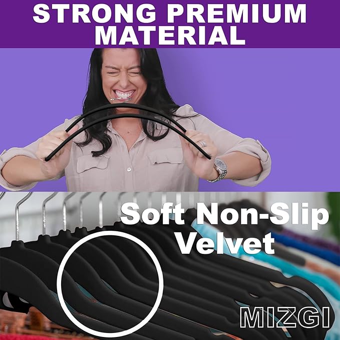 MIZGI Premium Velvet Hangers - Image 6