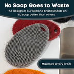 Silicone Sponge Dish Scrubber - Image 4