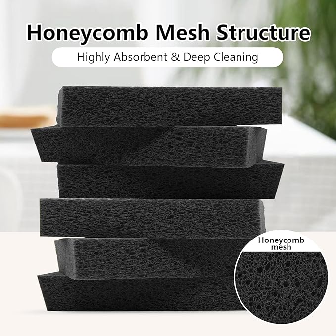 Cellulose Sponges, Large Size 4" x 6" x 1" - Image 3