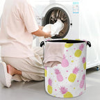 Pineapple Tropical Laundry Hamper, Dirty Clothes Laundry Basket - Image 7