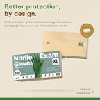 SUP Disposable Nitrile Gloves, Powder-Free Latex-Free Food Safe Cooking Home - Image 5