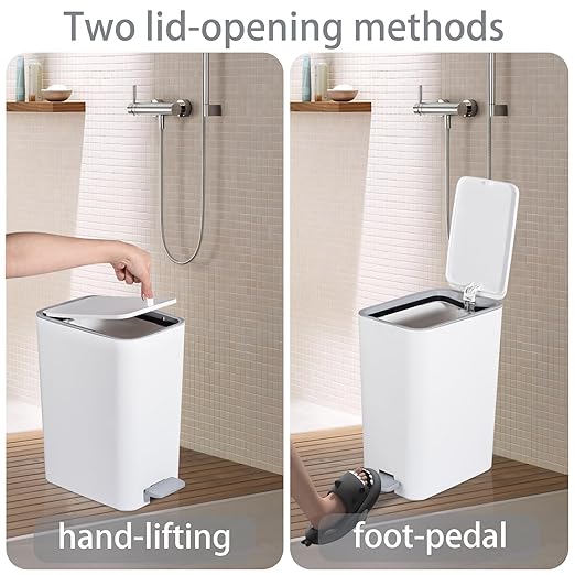 rejomiik Small Bathroom Trash Can - Image 3