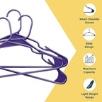 Lifemaster Plastic Clothes Hangers – Heavy Duty Hanger Set, - Image 4