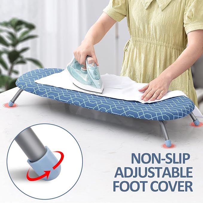 APEXCHASER Foldable Ironing Board, Tabletop Small Iron Board - Image 4