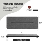 2 Pack Diatomite Stone Sink Tray, Water Absorbing Mat - Image 3