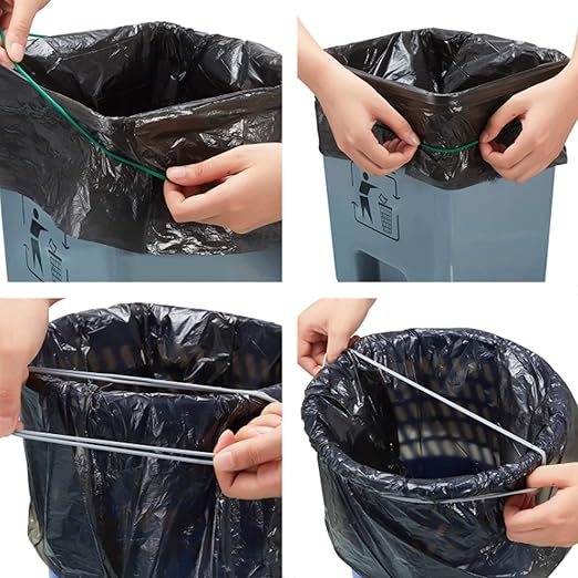 Trash Can Elastic Rubber Bands, Fits 13 to 30 Gallon Trash Cans, Durable - Image 6