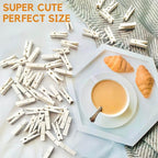 Clothes Pins Mini Clothespins White - Image 9