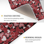 Valentines Day Dish Drying Mat for Kitchen Counter 24x18 Inch Love Drying Mat - Image 5