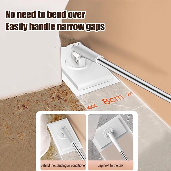 Snap Grip Mini Mop, Convenient Cloth Changing Mini Mop, Retractable Gap Dust - Image 6