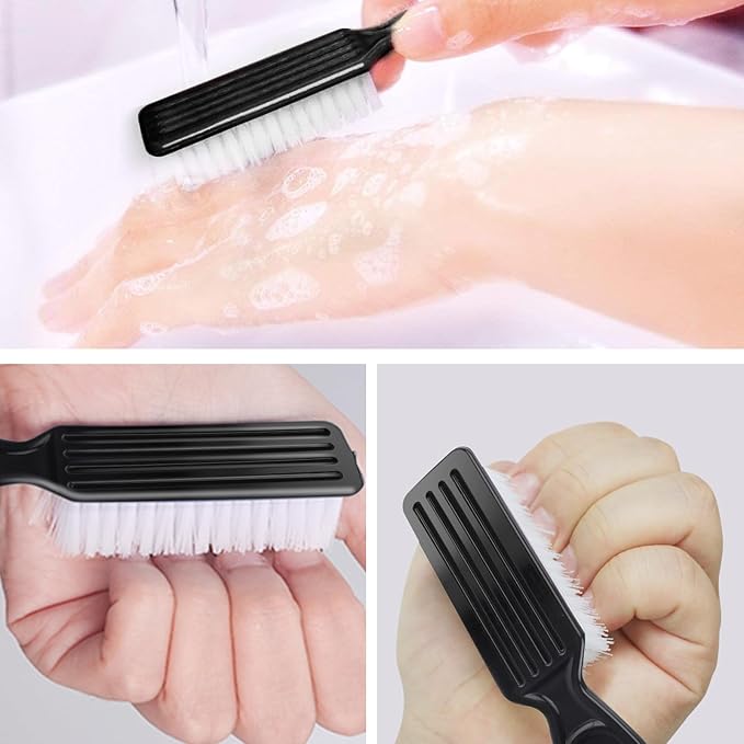 NICEMOVIC 20 Pcs Nail Brush for Cleaning Fingernails, Handle Grip Scrubber Brush - Image 3
