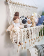 Crane Baby Macrame Hanging Storage Bin - Image 4
