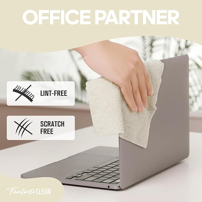 Fantasticlean Microfiber Cleaning Cloth Roll -60 Pack, Tear Away Paperless - Image 7
