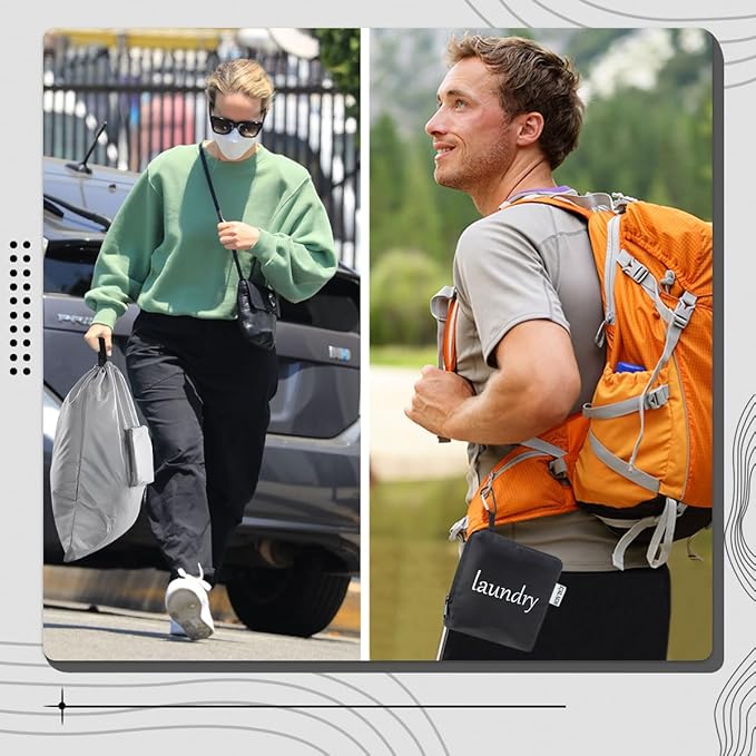 Travel Laundry bags, Dirty Clothes Travel Bag - Image 5