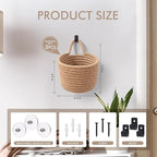 Fabric Wall Hanging Baskets - Image 2