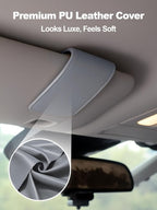 Patented Leather Car Air Freshener Visor Clip, Compatible - Image 2