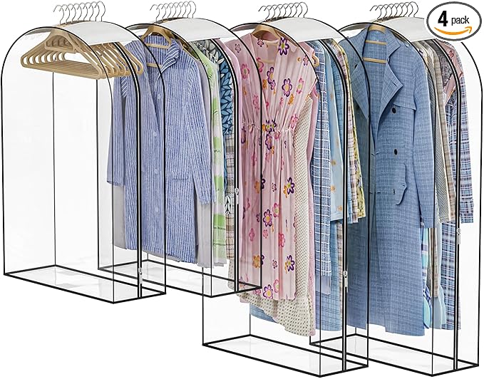 Upgraded Thickened Clear Garment Bags by Unknown