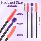 12 Pcs Silicone Nook and Cranny Brush Crevice Cleaning Brushes 3 Styles Sewing - Image 2