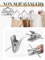 Cozymood Velvet Skirt Hangers 24 Pack - Image 6