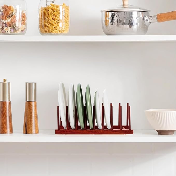 HBlife 2pcs Padauk Dish Drying Rack - Image 7