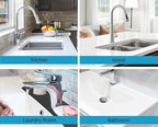 Kitchen Sink Splash Guard Faucet Mat -1 PC Super Absorbent Fast Drying Mat Sink - Image 4