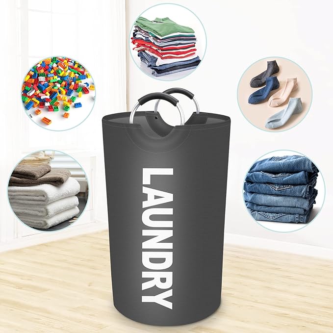 StorageRight 75L Large Laundry Basket, Laundry Hamper, Dirty Clothes Hamper - Image 5