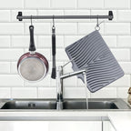 Silicone Dish Drying Mat for Kitchen Counter, Dish Drying Pad, Non-Slip Drain - Image 4