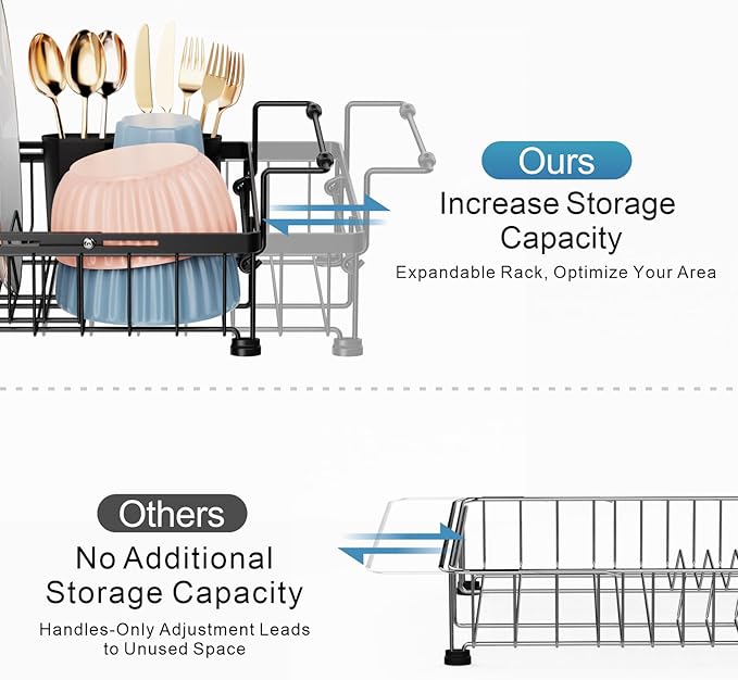 iSPECLE Expandable Dish Drying Rack - Image 7