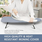 SheeChung 12.5"x32" Small Table Top Ironing Board Cover and Pad, Fits Mini - Image 6