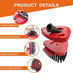 Small Spin Mop Replace Head Base + Scrub Brush - Image 4