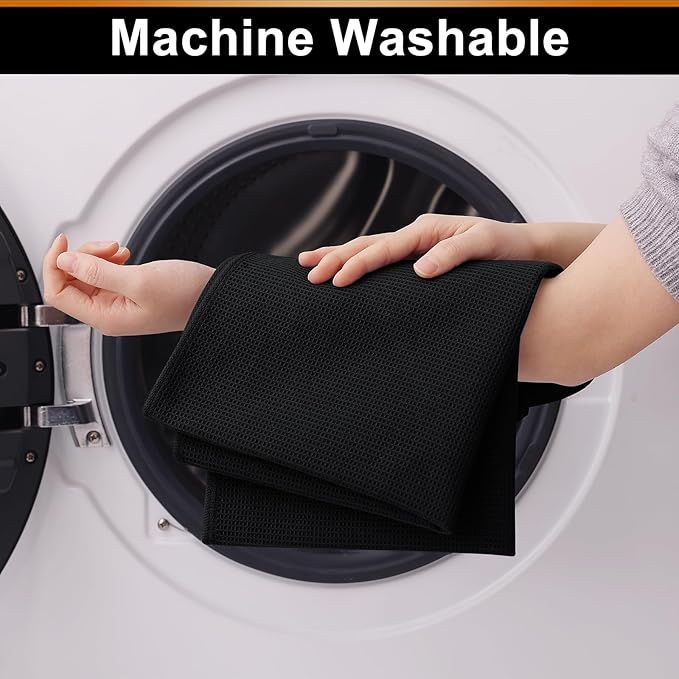 Homaxy 100% Cotton Waffle Weave Kitchen Towels - Image 8