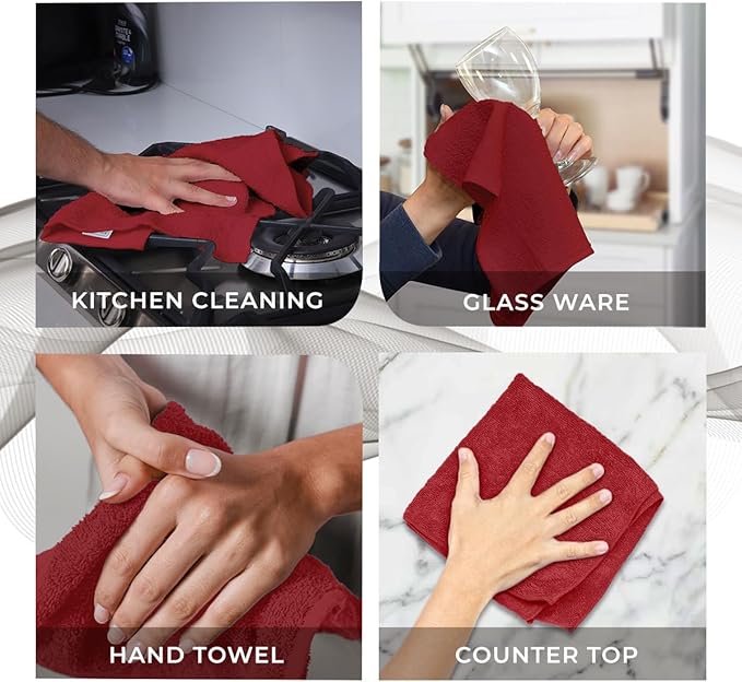 Avalon Towels Cotton Washcloths – Size 12x12 Inches, 100% Ring Spun Cotton - Image 7