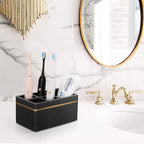 Shinowa Resin Toothbrush Holder, 5 Slots Hygienic Electric Toothbrush Holder - Image 6