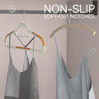 20 Pack Heavy Duty Plastic Hangers, Non Slip Clothes Hangers - Image 8