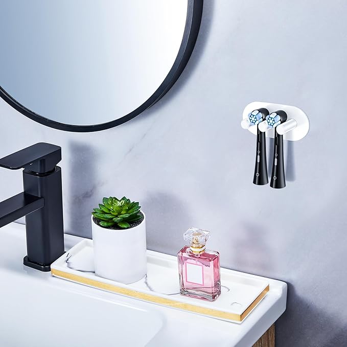 Electric Toothbrush Head Holder, Toothbrush Holders Wall Mounted, Adhesive - Image 2