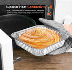 Aluminum Pans 8x8-50 Pack Disposable Baking Pans, 8 Inch Square Tin Foil Pans - Image 4