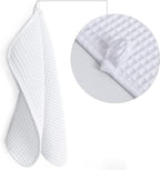 POLYTE 430 GSM Microfiber Lint Free Washcloth Face Towel, 13 x 13 in, 4 Pack - Image 2