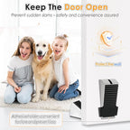 Heavy Duty Large Door Stoppers, Adjustable Spring Loaded Tall Doorstop Jammer - Image 2