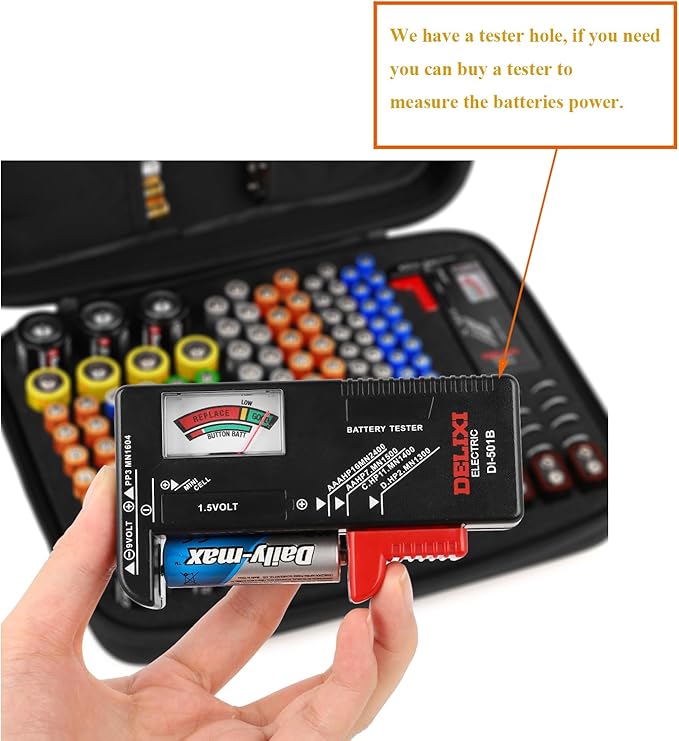 Battery Organizer Storage Box, Battery Vault Case Waterproof Explosionproof - Image 4